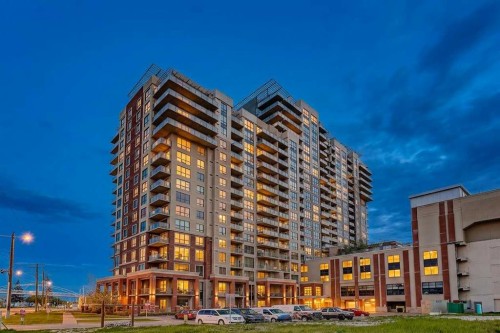 1205-8710 Horton Road Sw, Calgary, AB - Outdoor With Balcony With Facade