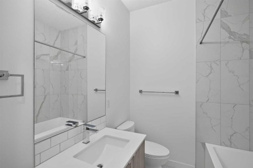 202-101 Panatella Square Nw, Calgary, AB - Indoor Photo Showing Bathroom