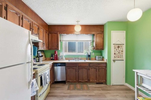 7343 36 Avenue Nw, Calgary, AB - Indoor Photo Showing Kitchen With Double Sink