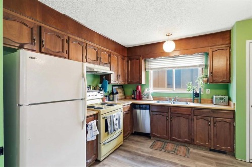 7343 36 Avenue Nw, Calgary, AB - Indoor Photo Showing Kitchen With Double Sink