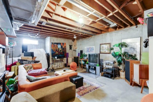 3803 4 Avenue Sw, Calgary, AB - Indoor Photo Showing Basement