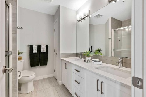 2310-3727 Sage Hill Drive Nw, Calgary, AB - Indoor Photo Showing Bathroom