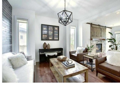 210 Panatella Heath Nw, Calgary, AB - Indoor Photo Showing Other Room With Fireplace