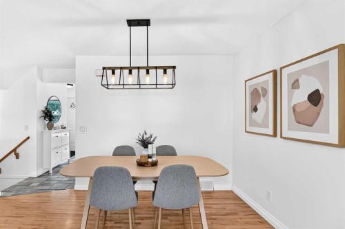 357 Regal Park Ne, Calgary, AB - Indoor Photo Showing Dining Room
