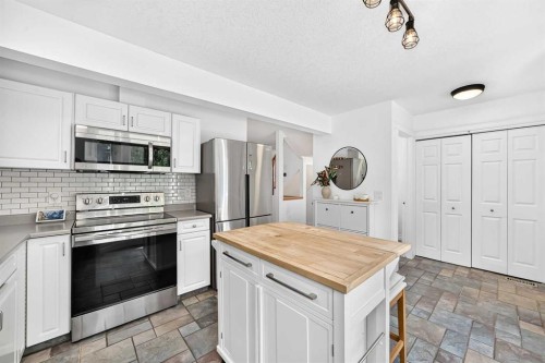 357 Regal Park Ne, Calgary, AB - Indoor Photo Showing Kitchen With Stainless Steel Kitchen