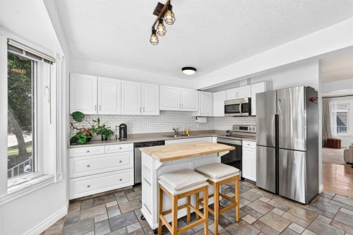 357 Regal Park Ne, Calgary, AB - Indoor Photo Showing Kitchen With Stainless Steel Kitchen