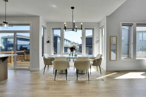 45 Dawson Gardens, Chestermere, AB - Indoor Photo Showing Dining Room