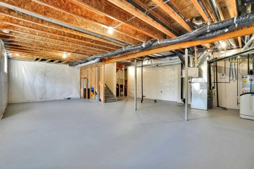45 Dawson Gardens, Chestermere, AB - Indoor Photo Showing Basement