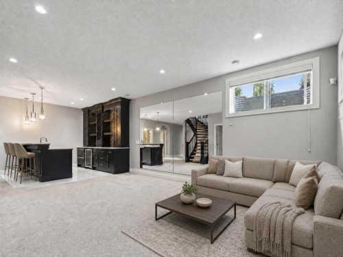 123 Aspen Summit Heath Sw, Calgary, AB - Indoor Photo Showing Living Room
