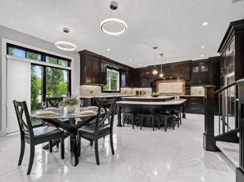 123 Aspen Summit Heath Sw, Calgary, AB - Indoor Photo Showing Dining Room