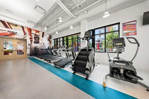105-2231 Mahogany Boulevard Se, Calgary, AB - Indoor Photo Showing Gym Room