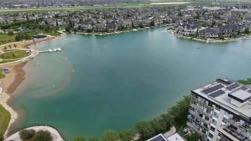 105-2231 Mahogany Boulevard Se, Calgary, AB - Outdoor With Body Of Water With View
