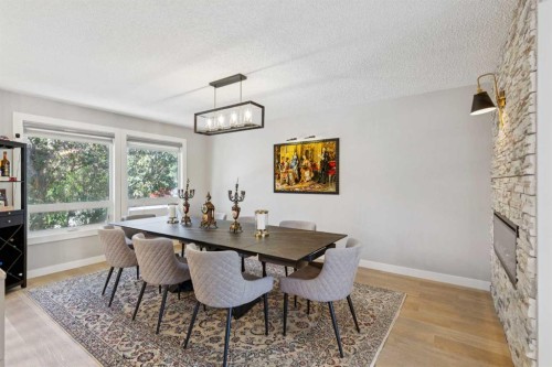1208 Ranchlands Boulevard Nw, Calgary, AB - Indoor Photo Showing Dining Room