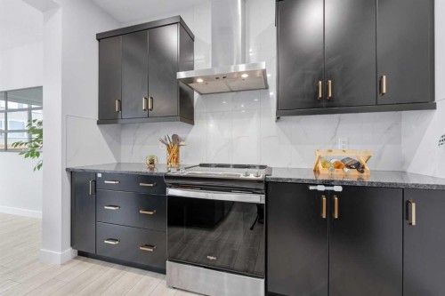 51 Setonstone Row Se, Calgary, AB - Indoor Photo Showing Kitchen With Upgraded Kitchen