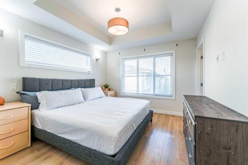 402-72 Cornerstone Manor Ne, Calgary, AB - Indoor Photo Showing Bedroom