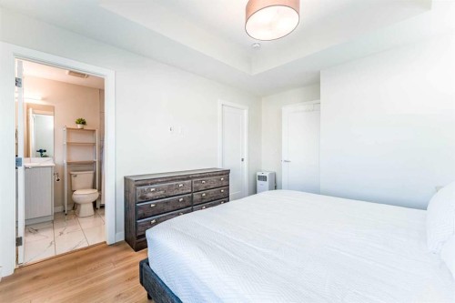 402-72 Cornerstone Manor Ne, Calgary, AB - Indoor Photo Showing Bedroom