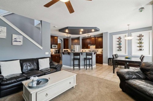 105 Bridlerange Place Sw, Calgary, AB - Indoor Photo Showing Living Room