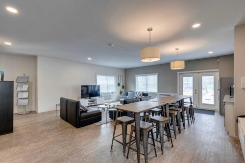 2115-181 Skyview Ranch Manor Ne, Calgary, AB - Indoor Photo Showing Dining Room