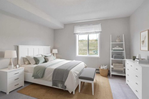 219-4000 Citadel Meadow Point Nw, Calgary, AB - Indoor Photo Showing Bedroom
