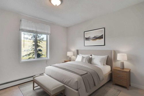 219-4000 Citadel Meadow Point Nw, Calgary, AB - Indoor Photo Showing Bedroom
