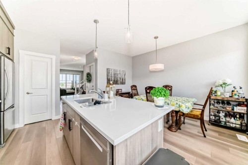 20893 Main Street Se, Calgary, AB - Indoor Photo Showing Kitchen