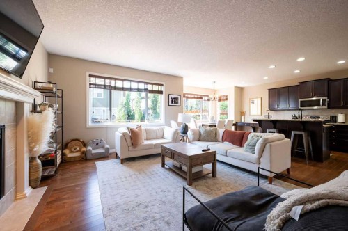 21 Chaparral Valley Court Se, Calgary, AB - Indoor Photo Showing Living Room