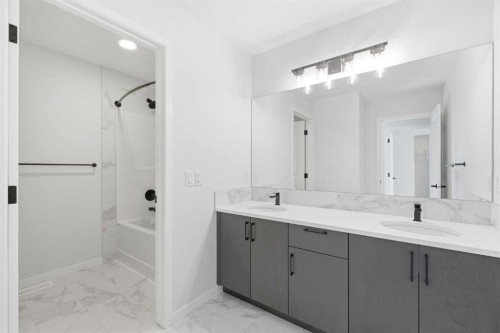 572 Belmont Heath Sw, Calgary, AB - Indoor Photo Showing Bathroom