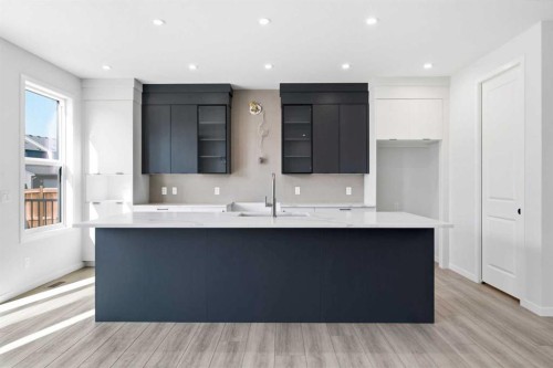 572 Belmont Heath Sw, Calgary, AB - Indoor Photo Showing Kitchen With Upgraded Kitchen