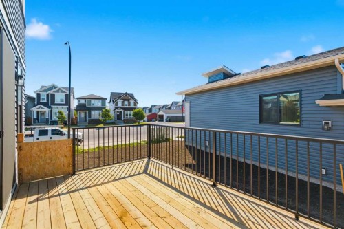 572 Belmont Heath Sw, Calgary, AB - Outdoor With Deck Patio Veranda