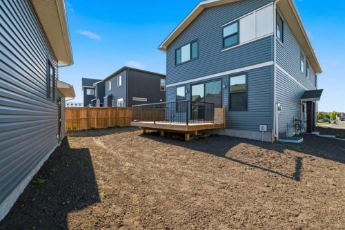 572 Belmont Heath Sw, Calgary, AB - Outdoor With Deck Patio Veranda