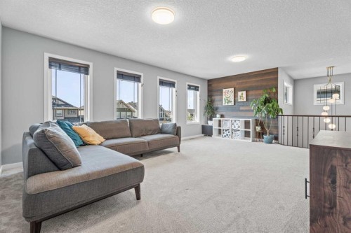 6 Storm Mountain Place, Okotoks, AB - Indoor Photo Showing Living Room