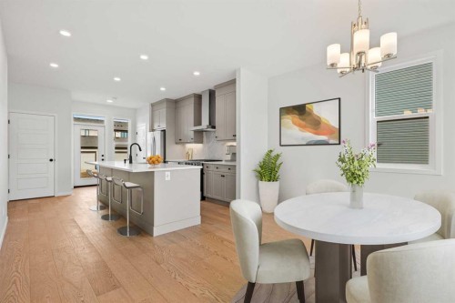 83 Wolf Hollow Rise Se, Calgary, AB - Indoor Photo Showing Dining Room
