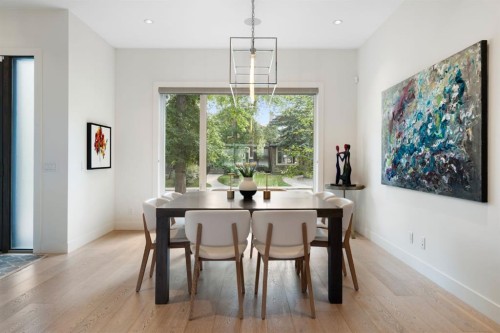 2014 48 Avenue Sw, Calgary, AB - Indoor Photo Showing Dining Room