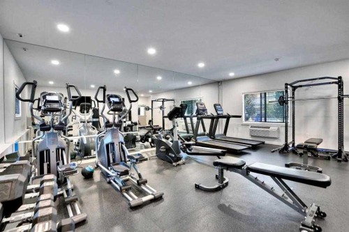 2210-181 Skyview Ranch Manor Ne, Calgary, AB - Indoor Photo Showing Gym Room