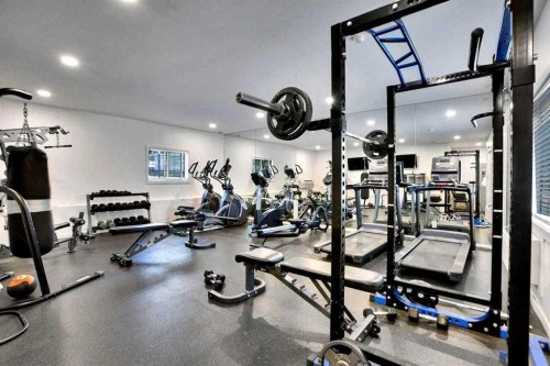2210-181 Skyview Ranch Manor Ne, Calgary, AB - Indoor Photo Showing Gym Room