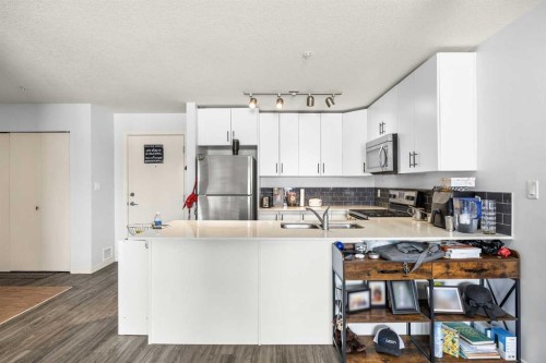 2210-181 Skyview Ranch Manor Ne, Calgary, AB - Indoor Photo Showing Kitchen With Double Sink