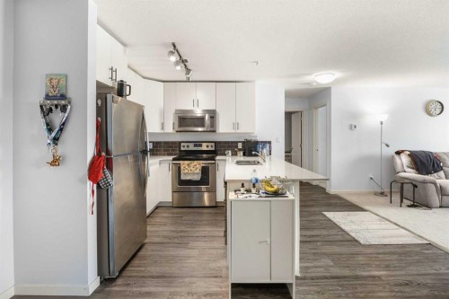 2210-181 Skyview Ranch Manor Ne, Calgary, AB - Indoor Photo Showing Kitchen With Stainless Steel Kitchen