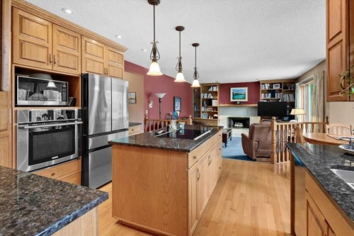 40 Scenic Ridge Place Nw, Calgary, AB - Indoor Photo Showing Kitchen With Stainless Steel Kitchen With Double Sink With Upgraded Kitchen