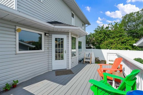 1114 Whitfield Avenue, Crossfield, AB - Outdoor With Deck Patio Veranda With Exterior