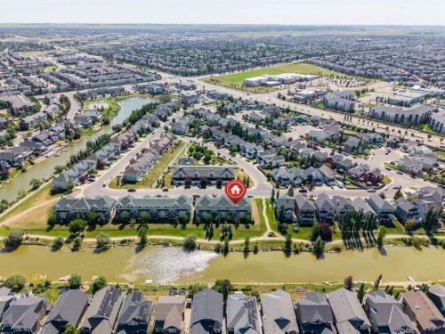 222 Bayside Point Sw, Airdrie, AB - Outdoor With Body Of Water With View