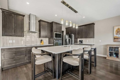 86 Legacy Green Se, Calgary, AB - Indoor Photo Showing Kitchen With Upgraded Kitchen