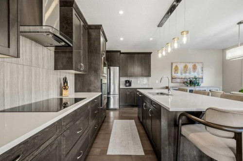 86 Legacy Green Se, Calgary, AB - Indoor Photo Showing Kitchen With Upgraded Kitchen