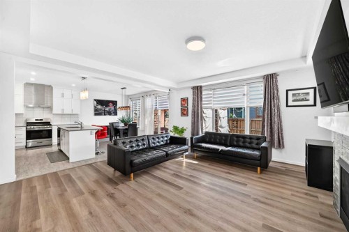 188 Carrington Crescent Nw, Calgary, AB - Indoor Photo Showing Living Room