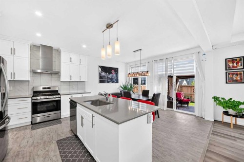 188 Carrington Crescent Nw, Calgary, AB - Indoor Photo Showing Kitchen With Upgraded Kitchen