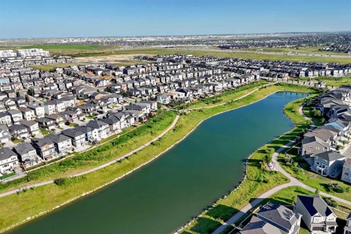 188 Carrington Crescent Nw, Calgary, AB - Outdoor With Body Of Water With View