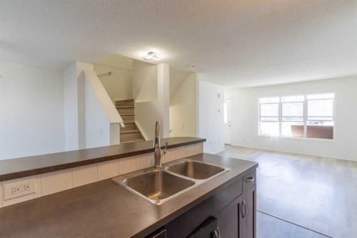 157 Country Village Manor Ne, Calgary, AB - Indoor Photo Showing Kitchen With Double Sink