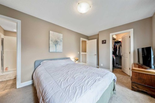 1333 Windstone Road Sw, Airdrie, AB - Indoor Photo Showing Bedroom