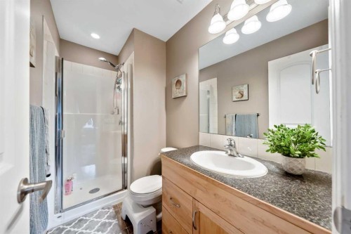 1333 Windstone Road Sw, Airdrie, AB - Indoor Photo Showing Bathroom