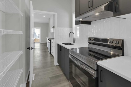 172 Starling Place Nw, Calgary, AB - Indoor Photo Showing Kitchen With Stainless Steel Kitchen With Upgraded Kitchen
