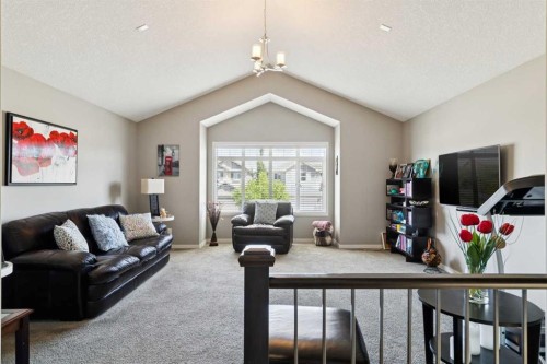 768 New Brighton Drive Se, Calgary, AB - Indoor Photo Showing Living Room